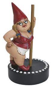 He has a red cap, thick black belt around his shirt and black wellies. Garden Gnomes Are Evil Funny Garden Gnomes Gnome Garden Lawn Gnome