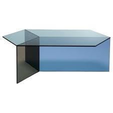 The cotaco 2 piece coffee table set mixes modern appeal with a rustic flair. Clear Glass Isom Oblong Coffee Table Sebastian Scherer For Sale At Pamono