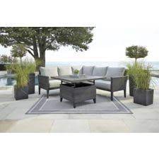 Get free shipping on qualified patio conversation sets or buy online pick up in store today in the outdoors department. Canvas Renfrew Conversation Dining Sectional Set Canadian Tire