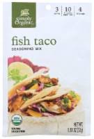 Place a fish fillet on each and serve. Simply Organic Fish Taco Seasoning 1 13 Oz Smith S Food And Drug