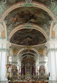 The abbey of saint gall is a dissolved abbey in a catholic religious complex in the city of st. St Gallen Cathedral Cathedral Architecture Cathedral Church Architecture