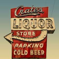 Crate S Liquor Store Red Bank Nj Vintage Neon Signs Vintage Signs For Sale Vintage Signs