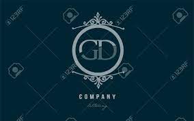 Liste der komponisten a b c d e f g h i j k l m n o p q r s t u v w x y z. Design Of Alphabet Letter Logo Combination Gd G D With Blue Pastel Color And Decorative Circle Monogram Suitable As A Logo For A Company Or Business Royalty Free Cliparts Vectors And Stock
