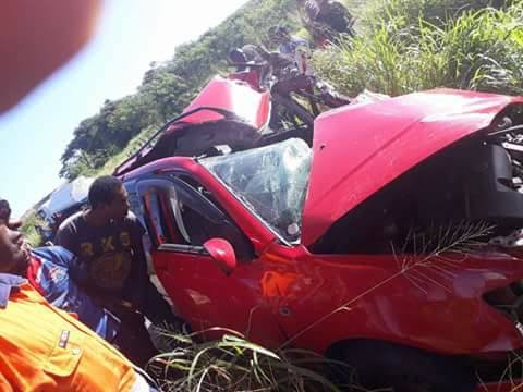 Major road accident at Malaqere, Sigatoka in Fiji