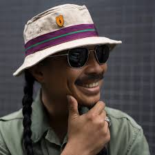 Congressman's Hat. Papa Nui x Anthony Sylvester. Purple band variant  available now. #papanui #vietnam @toneloki Photography @chermedd Model Joey  @thelastrebel66