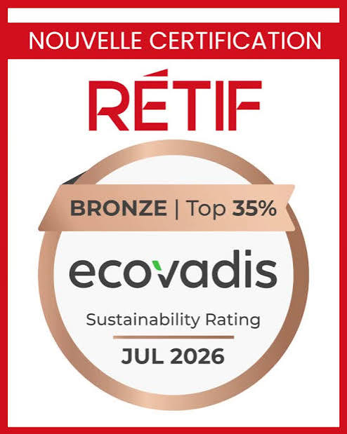 #retifgroup #ecovadis #rse #développementdurable #responsabilitésociétale #retif28 #achatsresponsables #csrd #transformationpositive | Groupe RETIF