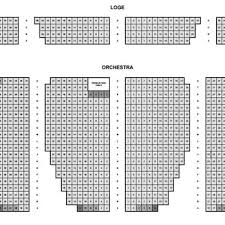 Seating Chart Loge And Orchestra Yelp