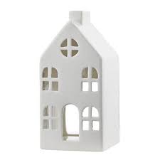 003w32001 House Ceramic Tealight Holder Ceramic Houses House Candle Holder Ceramic Candle Holders