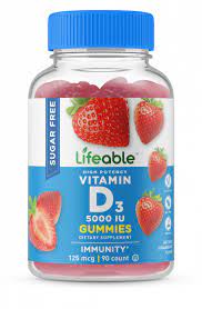 Sugar Free Vitamin D Gummies Strawberry