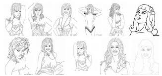 Katy perry coloring pages download free coloring books. Katy Perry 123329 Celebrities Printable Coloring Pages