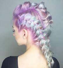 Amazing Unicorn Braids Via Unicorn Hair Pastelhair Braid Hairinspo Emiunicorn Sac Renkleri Sac Stil