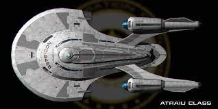 Atraiu Class Top Profile By Jetfreak 7 Star Trek Starships Star Trek Ships Starfleet Ships
