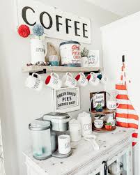 Decorating for every season is such fun. 40 Creative And Inviting Coffee Bar Decor Ideas