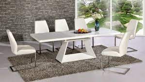 Contemporary Dining Tables Extendable For Modern Homes Modern Glass Dining Table Dining Room Furniture Layout Contemporary Dining Table