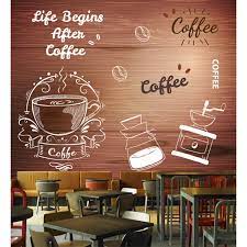Gambar dinding tembok keren jasa dekorasi cafe berkualitas. Wallpaper 3d Wallpaper Custom Dinding Coffee Shop Shopee Indonesia
