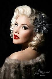 One needs simple things like colourful pins and bands to make the look. 1940s Pin Up Hair And Makeup Saubhaya Makeup