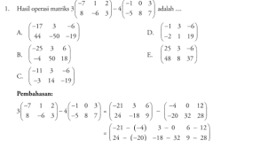 3x3 identity matrices involves 3 rows and 3 columns. Rumus Invers Matriks Dan Contoh Soalnya Kumparan Com