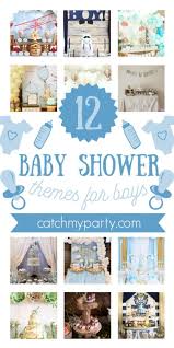 The 12 Most Popular Baby Shower Themes For Boys Catch My Party In 2020 Popular Baby Shower Themes Baby Shower Party Planning Baby Boy Shower Party