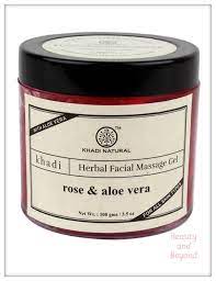 Khadi Natural Rose Aloe Vera Gel Aloe Vera Gel Gel Aloe
