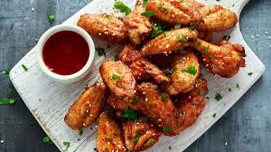 Toss and pan sear the winglets so they fry, not completely but just enough that you see the edges turn golden brown. Pan Fried Chicken Wings