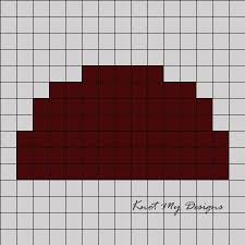 480 x 360 jpeg 21 кб. Crochet C2c Semi Circle Shape Grid Graph Semi Circle Shape Pixel Grid 15x15 For Blankets Knot My Designs Freep Invisible Stitch Baby Blanket Blanket