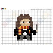 Grand dessin représentant harry potter, hermione granger, ron weasley. Harry Potter Hermione Pixel Art Brik