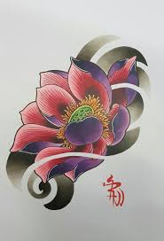 Actually, a flower is used in the tattoo to represent the individual's positive and brighter side. Pin By å°æ¡‚ é'Ÿ On è‰ºæœ¯ Japanese Flower Tattoo Japanese Tattoo Designs Japanese Tattoo Art