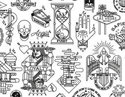 Here Are Some Of My Work Recently Uploaded To Instagram This Is A Collection Of Tattoo Flash Based On Traditional Flash Tattoo Russian Tattoo Tattoo Flash Art