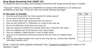 Image result for Single-Question Drug Abuse Screening Test