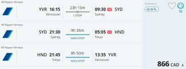 Tickets are also sold as tokyo international airport, commonly known as haneda airport, tokyo haneda airport, and haneda international airport, is one of the how many flights operate between ube and tokyo? 2 In 1 Trip Vancouver To Sydney Australia And Tokyo Japan 865 Cad Roundtrip Including Taxes On Ana In Business Class