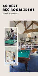 40 Best Recreational Room Ideas For A Homey Hideaway Recreational Room Rec Room Gym Room