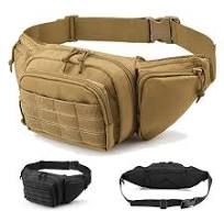 Durable Tactical Waist Bag: Mens Travel Companion - Premium ...