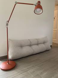 You can easily direct the light where you want it because the lamp arm and head are adjustable. Floor Lamp Ikea Arod Red Furniture Home Living Lighting Fans Lighting On Carousell