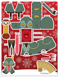 Squealer Krampus Card Krampus Card Krampus Paper Dolls