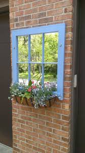 How to decorate a garden window. 40 Fun And Inspiring Old Window Outdoor Decor Ideas To Make Your Yard Shine Outdoor Window Decor Diy Garden Decor Garden Mirrors