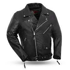 Fillmore Men S Motorcycle Leather Jacket First Manufacturing Company