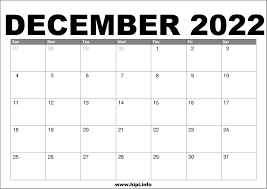 december 2022 calendar printable free hipi info calendars printable free