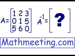 Inv (a)*a*x = inv (a)*b, and since inv (a)*a = i, the identity matrix, x = inv (a)*b. 6 85 Mb Inverse Of A 3x3 Matrix Using Adjoint Don T Memories Download Lagu Mp3 Gratis Mp3 Dragon
