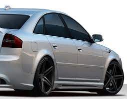 Duraflex 98 04 Audi A6 S6 4dr Wagon Ct R Side Skirt Rocker Panels Kit Audi A6 Audi Audi S6