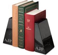 Marble Bookends by M.LaHart