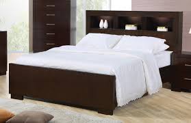 Product titlehomeroots 343983 84 x 87 x 40 in. Coaster Jessica California King Contemporary Bed With Storage Headboard And Built In Lighting Rife S Home Furniture Bookcase Beds