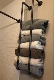 Hotel spa 26.5 towel rack, chrome by gatco fine bathware (1) $137. Pin By Mooma Gifts And Designs On Home Decorating Ideas Industrial Bathroom Decor Diy Towel Rack Diy Towels