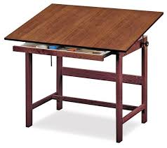 Drafting Table Plans Drafting Table Solid Oak Table Wood Drafting Table