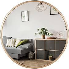 Maybe you would like to learn more about one of these? Amazon Com Geloo Large Gold Round Wall Mirror 28 Inch Circle Mirror Modern Accent Mirror Vanity Mirror Metal Frame Decorative Mirror For Wall Bedroom Bathroom Living Room Entryway Locker Room Kitchen Dining