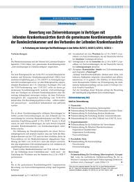 Antrag auf einstellung einer vertretung für das amt eines hochschullehrers: Bewertung Von Zielvereinbarungen In Vertragen Mit Leitenden Krankenhausarzten Durch Die Gemeinsame Koordinierungsstelle Der Bundesarztekammer Und Des