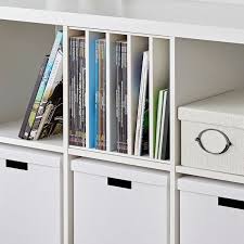 Kallax Insert Avec 4 Etageres Blanc Ikea Kallax Idees Etageres Kallax Ikea