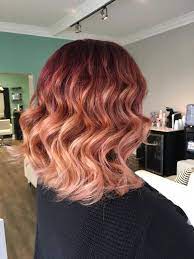 The Bend Salon Barber Webster Groves Mo St Louis Red Balayage Hair Salon Red Balayage Long Hair Styles
