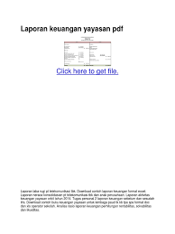 Maybe you would like to learn more about one of these? Laporan Keuangan Yayasan Pdf Pdf