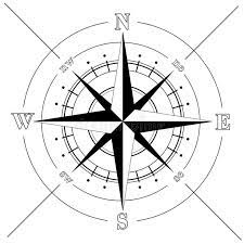 Compass Rose Black Compass Rose Isolated On Whte Additional Vector Format In E Spon Compass Rose Black Co Compass Compass Rose Tattoo Compass Rose