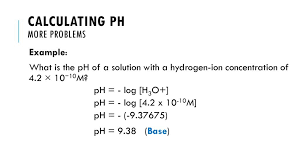How to find concentration of h+ given ph. Acids And Bases Ppt Download